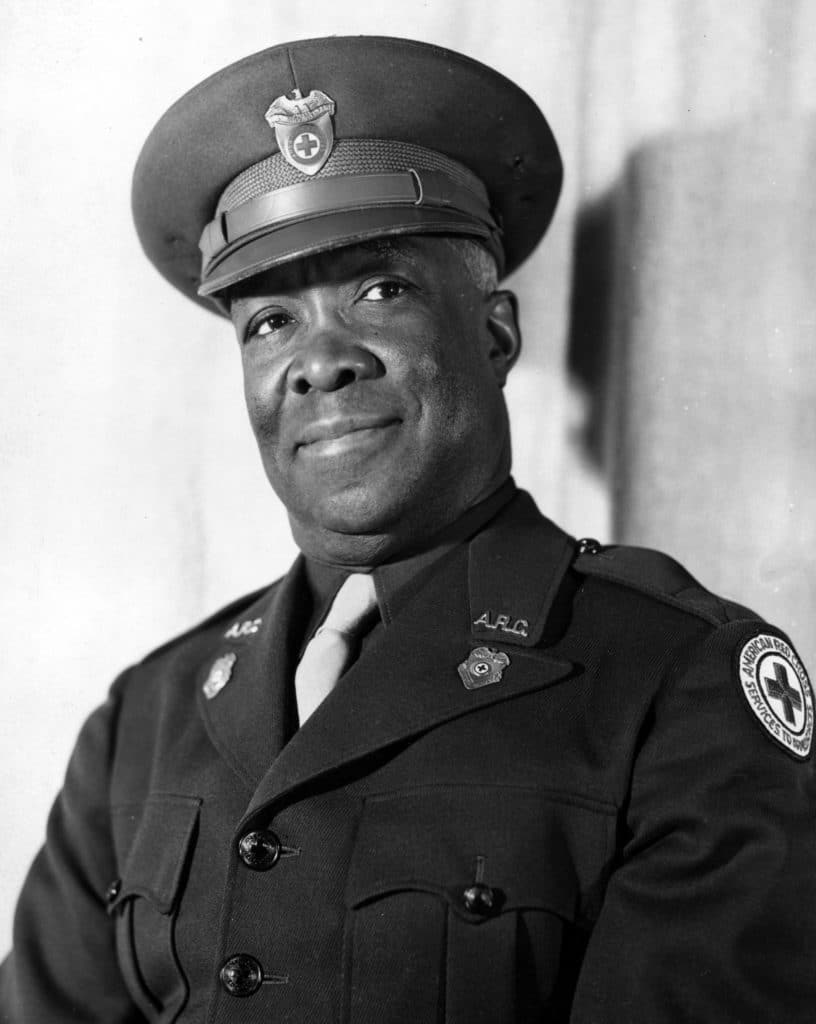 Historical portrait of Jesse O. Thomas. 